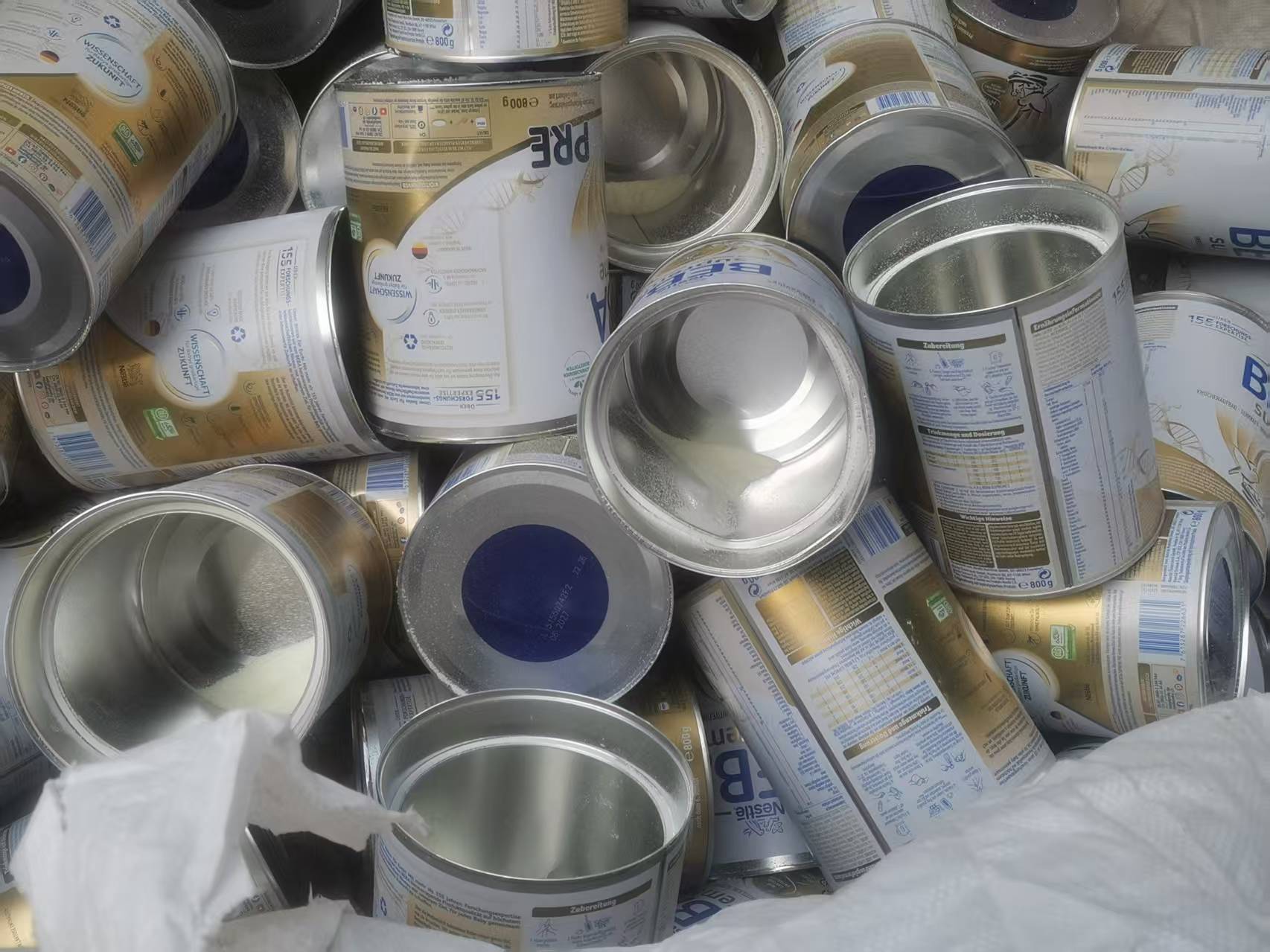 不合格菌种超标奶粉无害化处置厂家，beba奶粉销毁