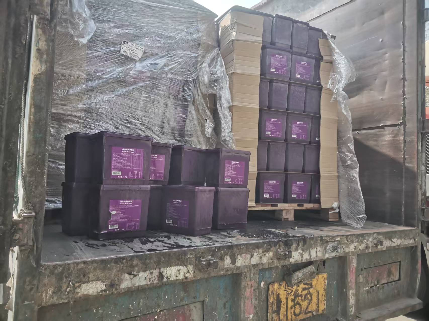 广州黄埔过期水果销毁，冷冻食品水果泥无害化处理